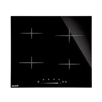 Image de Plaque Induction 4 Feux Encastrable avec Slide Control BELDEKO 7500W Boosters 14 Niveaux de Puissance Fiable et Robuste Minuteur, Touches Tactiles, Anti Débordement