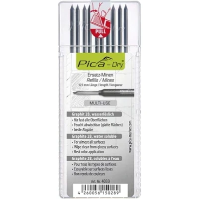 Image de Pica 4030 Recharge minière à sec pour crayon, diamètre 2.8mm, longueur 125mm