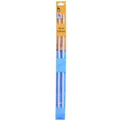 Image de Pony P32612 Classic Épingles à Tricoter Aluminium Multicolore 6,5 x 3,3 34,5 cm
