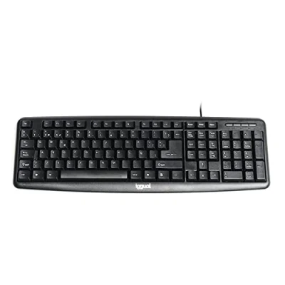 Image de iggual CK BASIC 105T clavier Universel USB QWERTY Espagnole Noir Neuf
