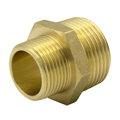 Image de VARIOSAN Mamelon de réduction 13309 1 1/4&quot; x 1&quot; AG/AG En laiton Convient pour l&#039;eau potable