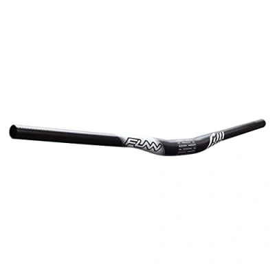 Image de Funn Full On Cintre VTT avec serrage de 31,8 mm et largeur 785 mm, un rehaussé en alliage robuste léger pour VTT, BMX vélo route, rehausse 15 (Noir)