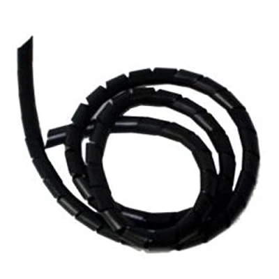 Image de Cable Tex Enrouleur spiralée Noir 12 mm x 2 m