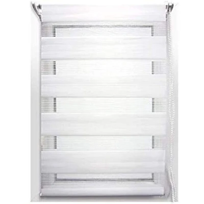 Image de TOCADIS Store Enrouleur Jour/Nuit 4 Coloris 12 Tailles DIFFERENTES (60 X 180 CM, Blanc)