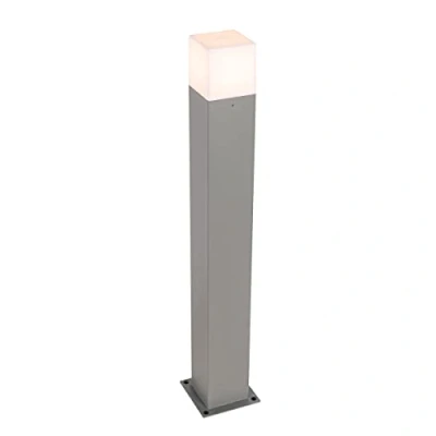 Image de Qazqa denmark Lampe sur pied extérieur 1 lumière L 12 cm Gris Moderne éclairage