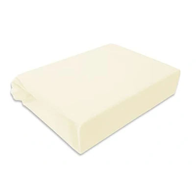 Image de Drap housse en jersey 60 x 120 cm, 70 140 80 160 qualité supérieure, poids : 180 g/m² (80 160, écru)