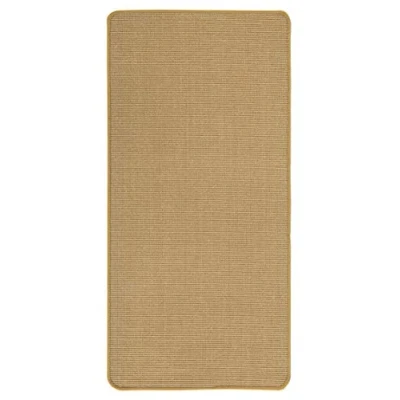 Image de Misento Tapis en Sisal 100% Fibre Naturelle Tissé à Plat uni, 50 x 80 cm