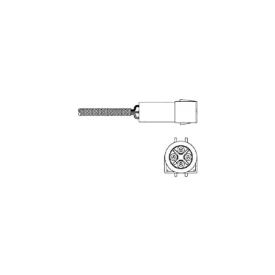 Image de DELPHI ES20261 12B1 Sonde lambda planaire, chauffé FORD: Sierra Mk2 3/5 portes, ESCORT 4 Cabriolet