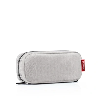 Image de reisenthel Multicase Design coloré et moderne, trousse multi usages, idéale pour les cosmétiques, fournitures scolaires ou de travail, Gris chevrons, Taille unique