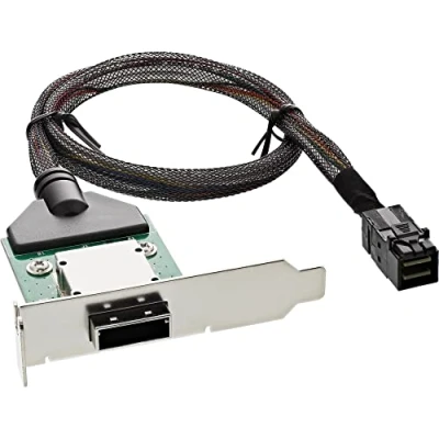 Image de InLine Adaptateur SAS interne externe 26 pin 4x Mini (F) pour Disque dur (SFF 8643) (M) 50 cm