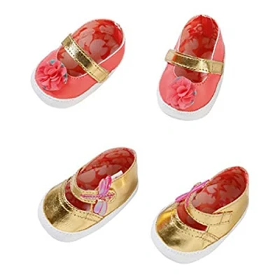 Image de Zapf Creation Baby Annabell Chaussures 43 cm pour Les Tout Petits de 3 Ans et Plus Parfait Enfants Contient 1 Paire 2 Modèles 515 703106