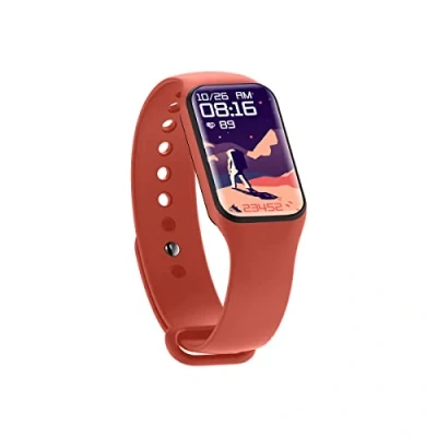 Image de Blackview R1 Montre Connectée Smartwatch Sport 24 Modes d&#039;Entraînement Notifications Intelligentes Moniteur Fréquence Cardiaque &amp; Sommeil Calendrier Menstruel Étanche IP68 Bracelet Orange