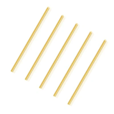 Image de LAVMHAB Lot de 5 tiges rondes en laiton massif 2,5 mm x 100 pour loisirs créatifs