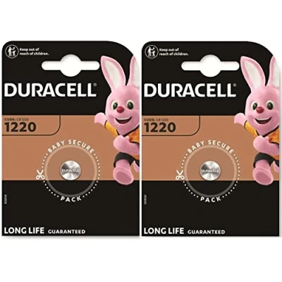 Image de 2 x Duracell 1220 (2 ampoules de 1 batterie) piles (CR1220)