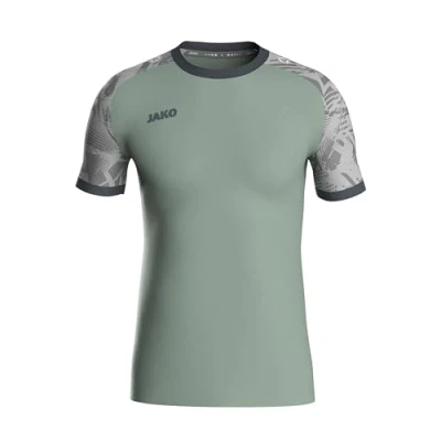 Image de JAKO Maillot Iconic, Vert Menthe/Gris Doux/Anthracite Clair, s Homme