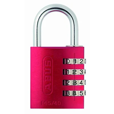 Image de ABUS 488290 145/40_ROJO_B Candado aluminio combinacion 40 mm 4 dígitos rojo blister