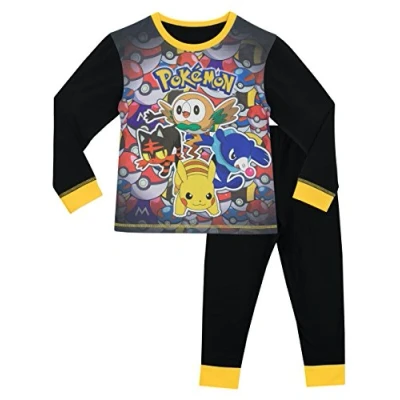 Image de Pokemon Ensemble De Pyjamas Garçon Multicolore Taille 8 9 Ans,Multicolore
