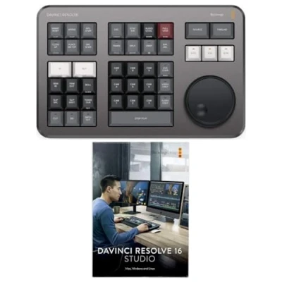 Image de Blackmagic Design Pack Davinci Resolve Speed Editor avec 17 Studio (carte d&#039;activation)