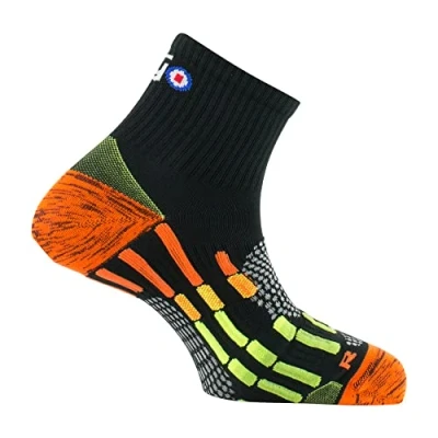 Image de Thyo Socquettes Pody Air® Run Silver MADE IN FRANCE couleur Noir vert Pointure 38 40