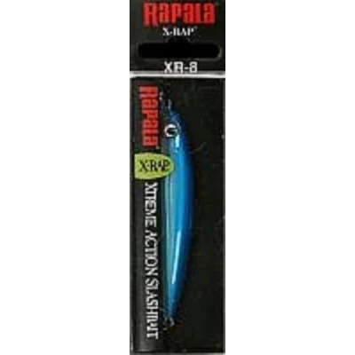 Image de Rapala Leurre de Pêche X Rap Matériel d&#039;Eau Douce avec Profil 3D, Teaser Plumes et Brill Profondeur Nage 0.9 1.5m 8cm / 7g Fabriqué en Estonie Silver Blue