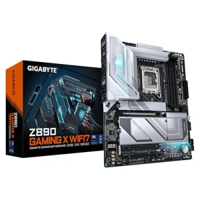 Image de GIGABYTE Carte mère Z890 Gaming X WIFI7 Prend en Charge Les processeurs Intel Core Ultra (série 2), 16+1+2 Phases VRM, jusqu&#039;à 8800MHz DDR5 (OC), 1xPCIe 5.0 + 3xPCIe 4.0, Wi FI 7, LAN 2.5GbE