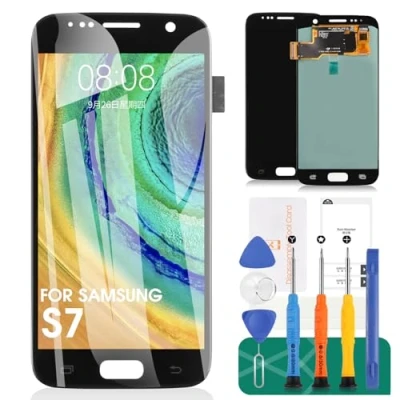 Image de Pour Samsung Galaxy S7 Écran LCD G930 Remplacement SM G930F Tactile Digitizer Assemblée G930A, G930P Kits de pièces réparation (OLED, proche l&#039;original)