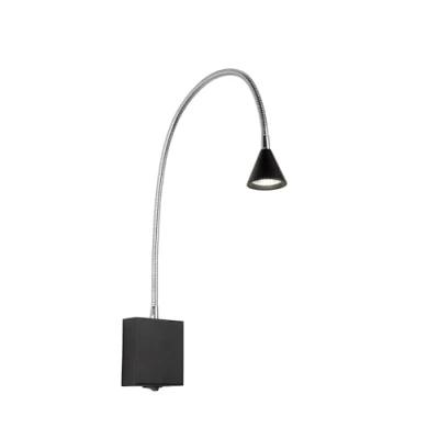Image de Lucide BUDDY Lampe De Chevet LED 1x3W 4000K Noir