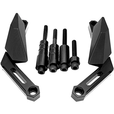 Image de Moto Curseurs de Cadre Crash Pads Anti Chute Moteur Protecteur pour MT09 2013 2020 MT 09 Tracer 2014 900 GT 2018 XSR900 2015 Abarth 2017 Noir