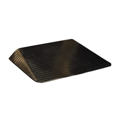 Image de HomeCare Innovation Rampe de seuil dacces en Caoutchouc handicape Trottoir Rampes Passe Passage Porte d acces pour Fauteuil Roulant Noir (3,8 x 32 110 cm)