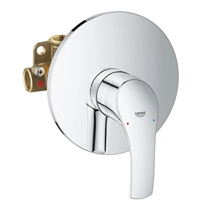 Image de Grohe 33556002 Eurosmart Panel de Control Ducha Con Cuerpo Empotrado, Tecnología Silkmove, Sistema Quickfix