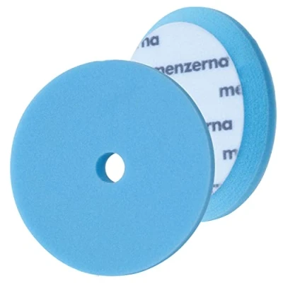 Image de détail Set Menzerna Premium Wax Foam Pad 150 mm éponge de Polissage très Douce idéal pour la Culture Bleu + 2 Nitrile Gants Protection