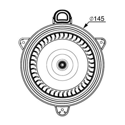 Image de MAHLE ORIGINAL AB 267 000P Pulseur d&#039;Air pour véhicules avec direction à droite FORD: Ecosport Mk2