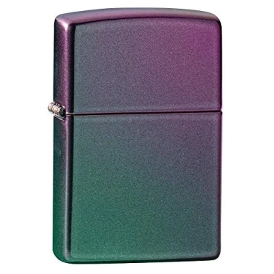 Image de ZIPPO Modèle de Base Iridescent Matte Essence Briquet Coupe Vent, Rechargeable, dans Une boîte Cadeau Haute qualité