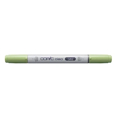 Image de COPIC Ciao G82, Spring Dim Green, marqueur twin avec une pointe moyenne et pinceau