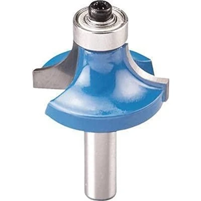 Image de kwb Fraise à arrondir Ø 32 mm, mises rapportées en métal dur avec roulement billes de butée, tige serrage précise et géométrie coupe optimisée pour un fraisage exact
