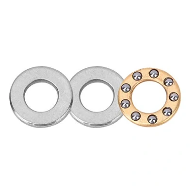 Image de 10pcs butée à roulement billes en acier miniature de haute précision roulements plat ensemble poussée(F5 12M 5 * 12 4mm)