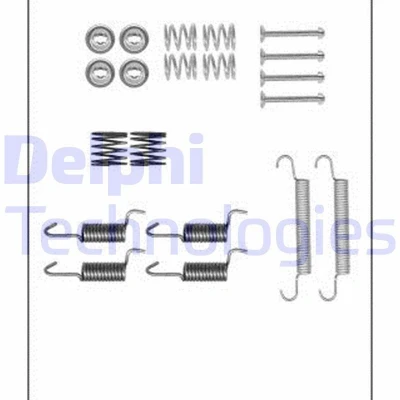 Image de DELPHI LY1386 Kit d&#039;accessoires, mâchoires de frein stationnement KIA: Soul I, HYUNDAI: i20 I 3/5 portes, Getz