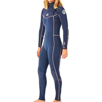 Image de 2023 Rip Curl Womens Dawn Patrol Perf 4/3mm Chest Zip Wetsuit WSMYBW Navy Size US 6
