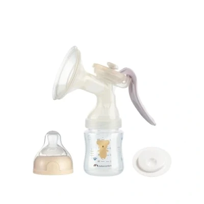 Image de Bebeconfort Tire lait Manuel, en Silicone, Kit manuel avec biberon 150ml, Sable