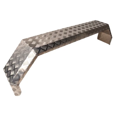 Image de Garde boue aluminium Tandem 5 côtés 1400x220x350 mm De Haan Remorqueshop