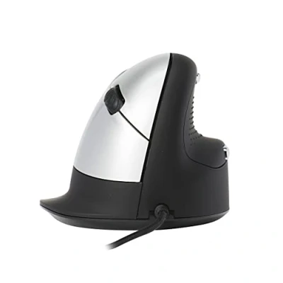 Image de R Go Tools HE Mouse, Design Ergonomique, Logiciel Anti RSI, Souris Verticale pour gaucher, Grand (Longueur de la Main au Dessus 185mm), Windows/Mac/Linux, Filaire RGOBRHEMLL