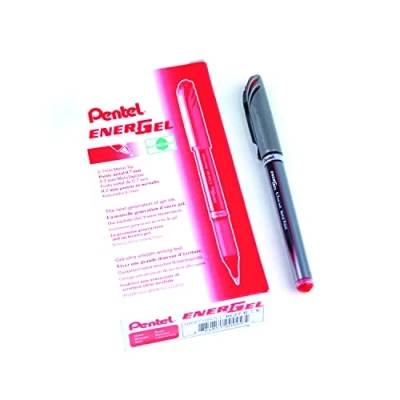 Image de Pentel Energel Plus Stylo Roller Pointe moyenne Rouge