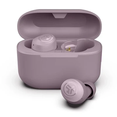 Image de JLab Go Air Pop+ Ecouteurs Bluetooth sans Fil Écouteurs Intra Auriculaires avec Micro, 35+ Heures d&#039;Autonomie, Ecouteur et Boîtier de Charge, Oreillette Son Personnalisé EQ3, App, Mauve