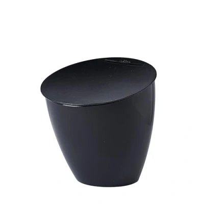 Image de Mepal Poubelle de Cuisine Calypso Petite avec Couvercle Récipient pour Déchets Résiduels Idéal l&#039;organisation la Lavable au Lave vaisselle 2200 ml Nordic black