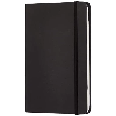 Image de Amazon Basics carnet de notes, design classique, grand format, vierge, Noir
