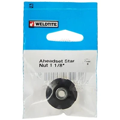 Image de Weldtite Bouchon de Potence Type étoile aheadset 1 1/8&quot;, Argent