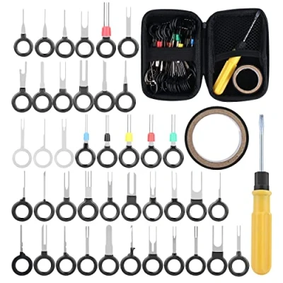 Image de Nizirioo Terminal Removal Tool Kit Lot de 41 Clés Allen en Acier Estampé pour Outils Démontage, Prise Connecteur à Broche Automatique avec