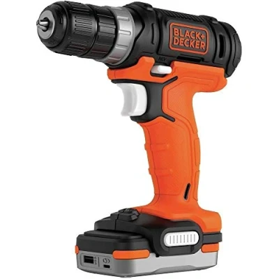 Image de BLACK+DECKER BDCDD12S1 QW Perceuse Visseuse sans fil 12 V 1,5 Ah 1 batterie Chargeur inclus