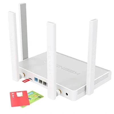 Image de Keenetic Hero 4G+ AX1800 Routeur modem WiFi 6 avec commutateur intelligent Gigabit 4 ports et port USB 3.0