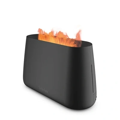 Image de Stadler Form Humidificateur et diffuseur d’arômes Ben de à ultrasons pour pièces Jusqu’à 25m2, avec Effet feu Ouvert, Noir